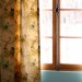 blue Artichoke Bloom curtains
